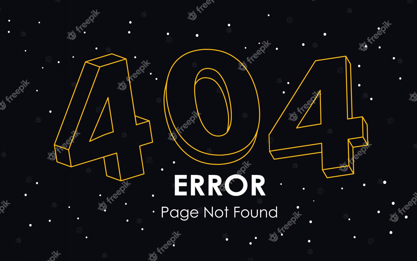 404 error emblem